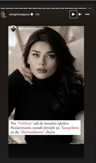 Aysun izləyicilərinə müraciət etdi:"Bundan sonra..." - FOTO